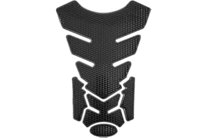KGDUYC 1 Pezzi Universale Moto Carburante Serbatoio Pad,Adesivo Serbatoio MotoSerbatoio Protezione Serbatoio Trazione Pad,adesivi serbatoio 3D,per serbatoi moto,nero - pvc