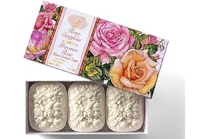 Saponificio Artigianale Fiorentino, Rosa Centifolia, set di 3 saponette da 125 g