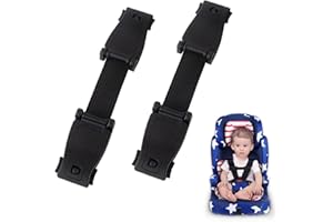 AYNKH 2Pcs Anti Escape Brustclip für Baby Harness Kindersitz Hochstühle Kinderwagen, kein Gewinde erforderlich Sicherheitsclip, verhindern Sie, dass Kinder ihre Arme aus den Gurten nehmen