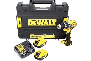 DEWALT DCD791P2-QW XR 18V Borr-/Skruvdragare Kolborstfri Kompakt med 2x5.0Ah Batterier