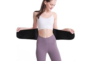 FAXIANTHER Rückenwärmer Winter Dicken Rückenstützgürtel Bauchwärmer Rückenbandage Lumbalbandage mit Breite Klettverschluss Selbsterhitzungsgürtel Wärmeschutz Gürtel Kaschmir Nierenwärmer Nierenschutz Bauch Taille Unterstützung Wärme Bandage