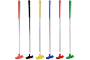 CRESTGOLF Putter de Golf Bidireccional para Hombres y Mujeres - Paquete de 2/6, Mini Putter para Diestros o Zurdos