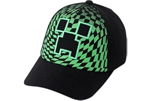 YCVBCY Miner Casquette de Baseball Ajustable, Cartoon Chapeau pour Enfant, Chapeau de Soleil pour Garçon, Casquette de Baseball Garcon Décontractée pour Les Sports d'Extérieur