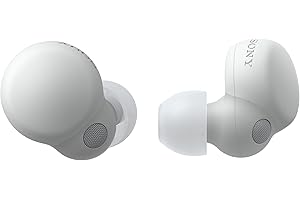 Sony LinkBuds S Truly Wireless Noise Cancelling Headphones - Bluetooth® Multipoint Connection - Bis zu 20 Stunden Akkulaufzeit mit Ladecase - Optimiert für Alexa - Integriertes Mikrofon – Weiß