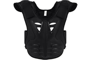 SAMGER SAMGER Samger Bambini Gilet Protettivo Torace Schiena Proteggi per Ciclismo Pattinaggio Motocross (S)
