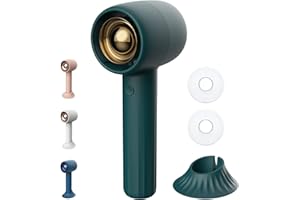 KENSUKA Ventilador de mano con batería recargable con aromaterapia HA1, mini ventilador de mano portátil con batería recargable de 2000 AMh, 3 niveles de velocidad, ideal para viajes, maquillaje