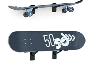 Lhysn Skateboard Wall Mount, Skate Board Wall Display Hanger Rack, Snowboard Wall Mount Ski Holder, Six Floors Deck Wall Longboard Rack Storage