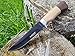 Produktbild handliches 24cm Jagd-Outdoor-Survivalmesser mit zweifarbigen Holzgriff
