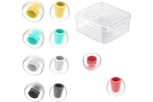 EZ EAR 5 par KBEAR07 silikon öronproppar 10 st premium | Silikonöronproppar andningsbart komfort, ljudisolerande(Alla storlek