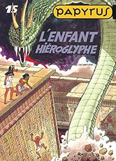 jaquette livre Papyrus, tome 15 : l'enfant hiéroglyphe