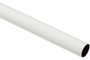 GARDINIA Tringle à rideau, Barre métalique, Série Chicago, Diamètre: 20 mm, Longueur: 120 cm, Blanc