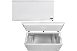 GERATEK Kingston GT5000W Gefriertruhe XXL 500 Liter Tiefkühltruhe Eisschrank Gefriergerät Freistehend (500L)