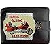 Price comparison product image Honda GL1800 Goldwing A-8 Image on KLASSEK RFID Mens Wallet Purse Real Black Leather Motorbike Motorcycle Accessory Gift with Metal Box NOT Official Honda Merchandise