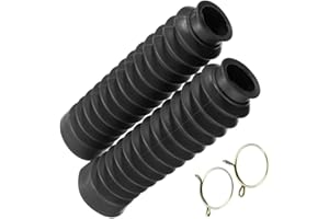DILIREBA 2 pezzi Moto Forcella Guard Soffietto, moto forcella copertura, Ghetto Forcella Moto, Moto Forcella A Soffietto, Soffietto In Gomma, Moto A Soffietto In Gomma per ATV Dirt Bike