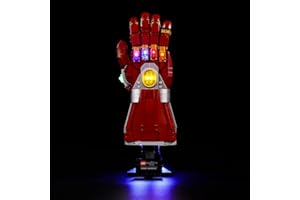 BRIKSMAX Zestaw oświetleniowy LED do Lego Marvel Nano Gant of Infinite - kompatybilny z Lego 76223 klockami konstrukcyjnymi - nie zawiera zestawu Lego
