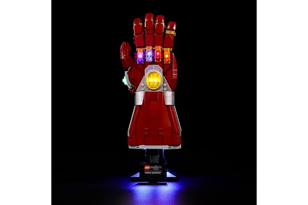 BRIKSMAX Kit d'Éclairage à LED pour Marvel Le Nano Gant de l'Infini - Compatible avec Lego 76224 Blocs de Construction - Modèle Non Inclus