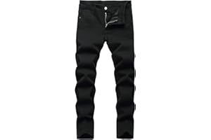 SEAUR - Boy's Jeans Kids Denim Pants Boy Skinny Stretch Jeans Casual Slim Fit Trouser Age 6-14 Years