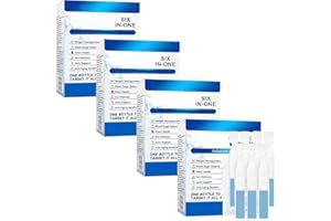 WUJIALINGMM Six-in-One Solution Liquid, 4 Box Advanced WeightLoss Drops, Moringa Drops,Natural Liquidfor Women