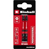 Einhell Orijinal 2 Par&ccedil;a &Ccedil;ift Torsiyonlu Darbeli Bit Seti 60 mm 49132140 | mangan fosfat kaplı S2 &ccedil;elik | &ccedil;ift torsiyon etkis