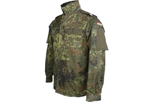 Leo Köhler BW KSK Kommando Feldbluse Flecktarn Bundeswehr Hemd Camoflage 5 Farb Flecktarn