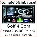 Produktbild Komplett Set VW Golf 4 Passat Polo Ibiza 6L Kenwood DNX-5170DABS Navigation CD DVD Bluetooth Carplay USB MP3 Digitalradio Autoradio