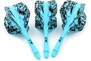 ‎CUESOUL CUESOUL ROST Integrated Dart Shaft Shafts and Dart Flights Standard Shape, Set of 3 pcs