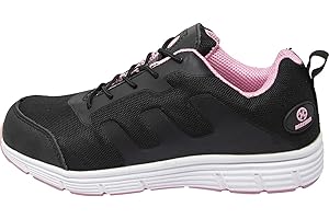 BARGAINGALORE Womens Safety Boots Trainers Shoes Work Steel Toe Cap Hiker Ankle Ladies 3-9UK