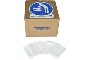 KEMMLIT Einweg-Wickelauflagen, 500 Stück Papier-Wickelunterlagen pro Karton, Wickelauflagen für hygienisch sensible Bereiche