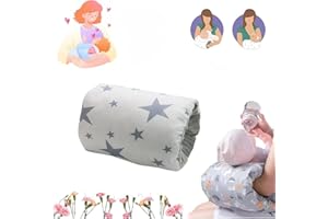 EHOTER Cozy Cradle Pillow Cozy Cradle Arm Pillow for Baby Nursing Head Support Pillow Anti-Spitting Breastfeeding and Bottle Feeding Nursing Arm Pillow Gift for Novice Mothers (O)