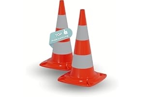 HAGO Verkehrspylon Pylon Hütchen Verkehrsleitkegel Warnkegel Markierungskegel Absperrkegel Warnbake Leitpfosten Lübecker Hut Parcours 2 Stück