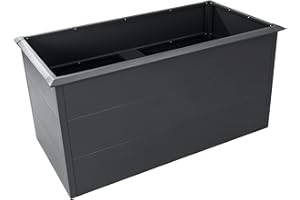 ‎ZELSIUS Zelsius Hochbeet für Garten, Terrasse oder Balkon Anthrazit RAL 7016 | 150 x 75 x 77 cm | Gemüsebeet, Blumenbeet, Pflanzbeet, Pflanzkasten, Blumenkasten, Gartenbeet