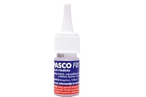 PESCAPLANET Pascofix 10 gr, Colla Cianoacrilica INDISPENSABILE IN CAMPER incolla legno, ferro, alluminio, vetro, porcellana, gomma, neoprene, PVC, cuoio, ABS e tutte le altre plastiche