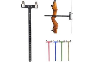 SHARROW Righello Quadrato A Forma di T dell'Arco di Misurazione della Forma di Tiro con L'Arco da 12 Pollici per Strumento di Regolazione dell'Arco Ricurvo E dell'Arco Composto