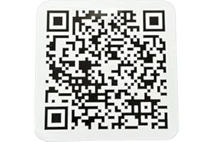 NEXIT QR-Code Sticker/Aufkleber | Link jederzeit anpassen und ändern | in 3 Größen (1x QR-Sticker weiß, 6x6 cm)