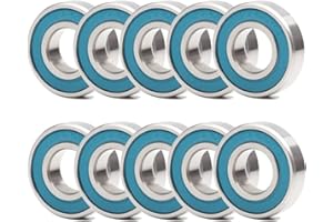 FUSHIBEARING 6900RS Kugellager 10x22x6mm,10x22 ABEC 3 Blau Gummi versiegelt Präzision Kugellager (Pick von 10 stücke)