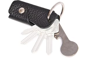 DONBOLSO® Colt | Astuccio portachiavi in cuoio per 1-6 chiavi per uomini e donne