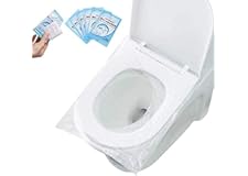 Monico 50 PCS Travel Disposable Toilet Seat Cover Antibacterial Waterproof Portable WC Pad Toilet Mat for Baby Pregnant Mom,I