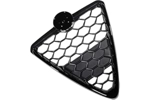 CANTONDZ Griglia radiatore Griglia Scudo Anteriore Griglia Anteriore a nido d'ape Compatibile con ALFA ROMEO GIULIETTA Nido ape Nera Lucida 2010-2016 156112051