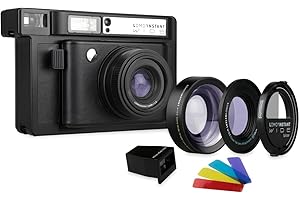Lomography Lomo'Instant Wide Combo Nero - Fotocamera istantanea
