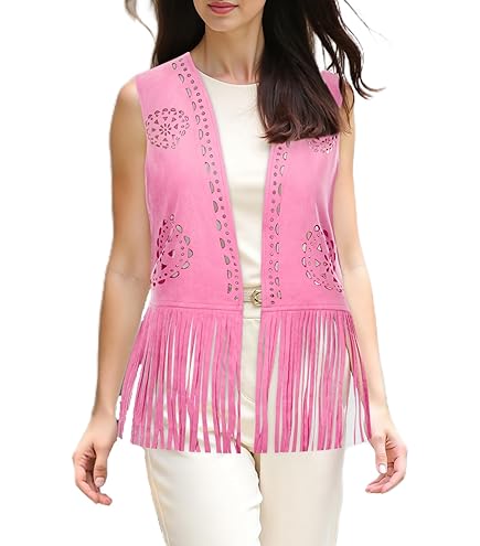 Vind western gilet met franjes op - december 2025
