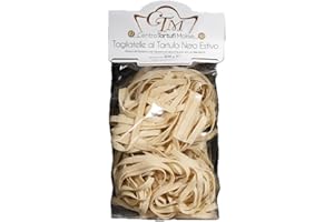 CENTRO TARTUFI MOLISE Tagliatelle Artigianali al Tartufo Nero Estivo - Pasta Trafilata al Bronzo - Tagliatelle al Tartufo Nero - Primi Piatti Gourmet - 100% Made in Italy, Eccellenza Culinaria Italiana
