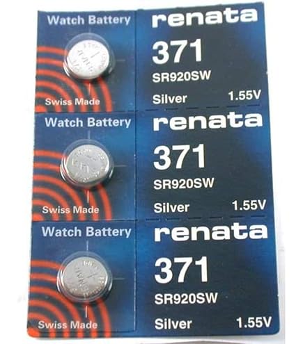 Batterie Renata 371 SR920SW - 2 Pezzi, Blister - Foto 3