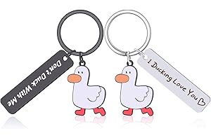 ACIELANNA 2 Pezzi Portachiavi, Uomini e Donne Decorazione Zaino per i Regali di Natale, Compleanno e Anniversari