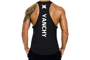 Cabeen Uomo Fitness Canotta da Palestra Sportiva Bodybuilding Canottiera Tank Top Stringer Senza Maniche Maglie