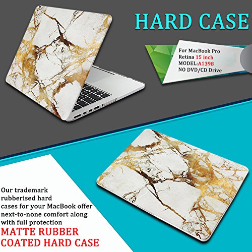 FOGEEK MacBook Pro 13 H  lle  Hard Case Print Frosted f  r MacBook Pro 13 Zoll  A1278    Wei   Marmor Muster Rubber Coated Hard Shell Cover Etui Tasch