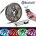 Produktbild LED Streifen TV Hintergrundbeleuchtung, Furado 2m LED Streifen Licht RGB SMD5050 USB Powered, Android und IOS Smartphone Bluetooth Kontrolliert LED Strip Licht Streifen für TV PC Computer Schrank