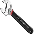 MaxPower Adjustable Wrench with Large Opening Adjustable Wrench with Imperial and Metric Systems Length 200 mm