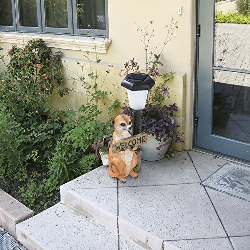 EASYmaxx Solar-Leuchte LED Erdmännchen Welcome 1,2V ( Garten-Dekoration, Gartenlampe, Gartenleuchte ) - 5