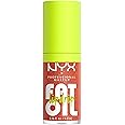 NYX Professional Makeup Lip Gloss, High Shine, Non-Sticky FInish, 12 Hours Hydrating, Fat Applicator, With Squalane, Raspberry and Cloudberry Oils, Fat Oil Lip Drip, Shade: Follow Back