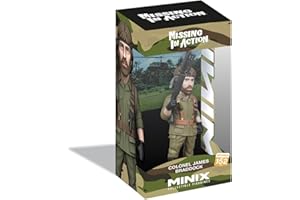 MINIX BANDAI Figura de colección 12cm - Desaparecido en Combate - Chuck Norris - Coleccionables para Exhibición - Idea de Regalo - Juguetes para Niños Y Adultos - Fans del Cine (MN20744)